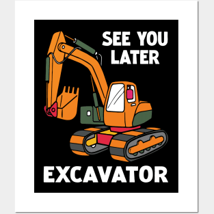 Pint-sized Powerhouse Excavator Whispers, Tee Triumph Extravaganza Posters and Art